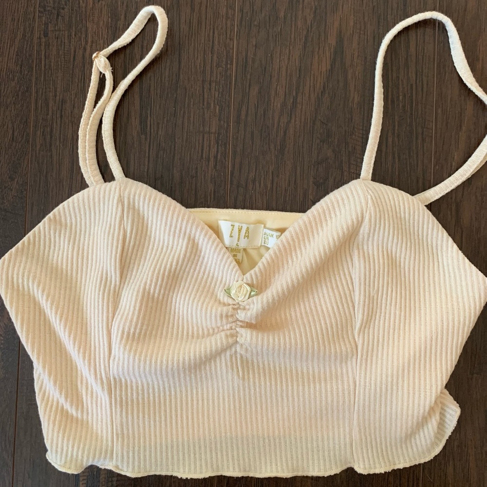 Cream tank top